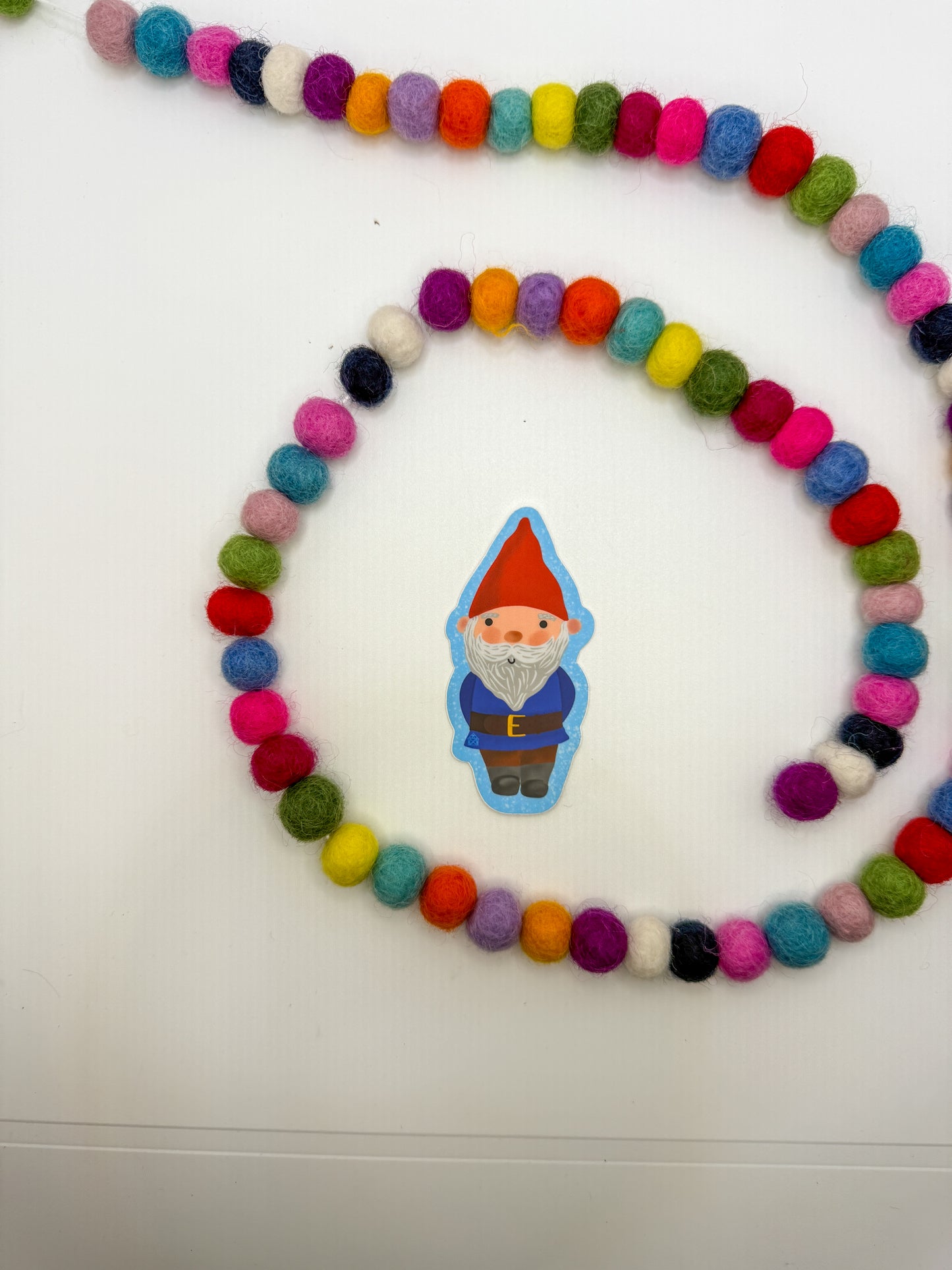 Cozy Winter Gnome Sticker – Original Hand Drawn Vinyl Decal