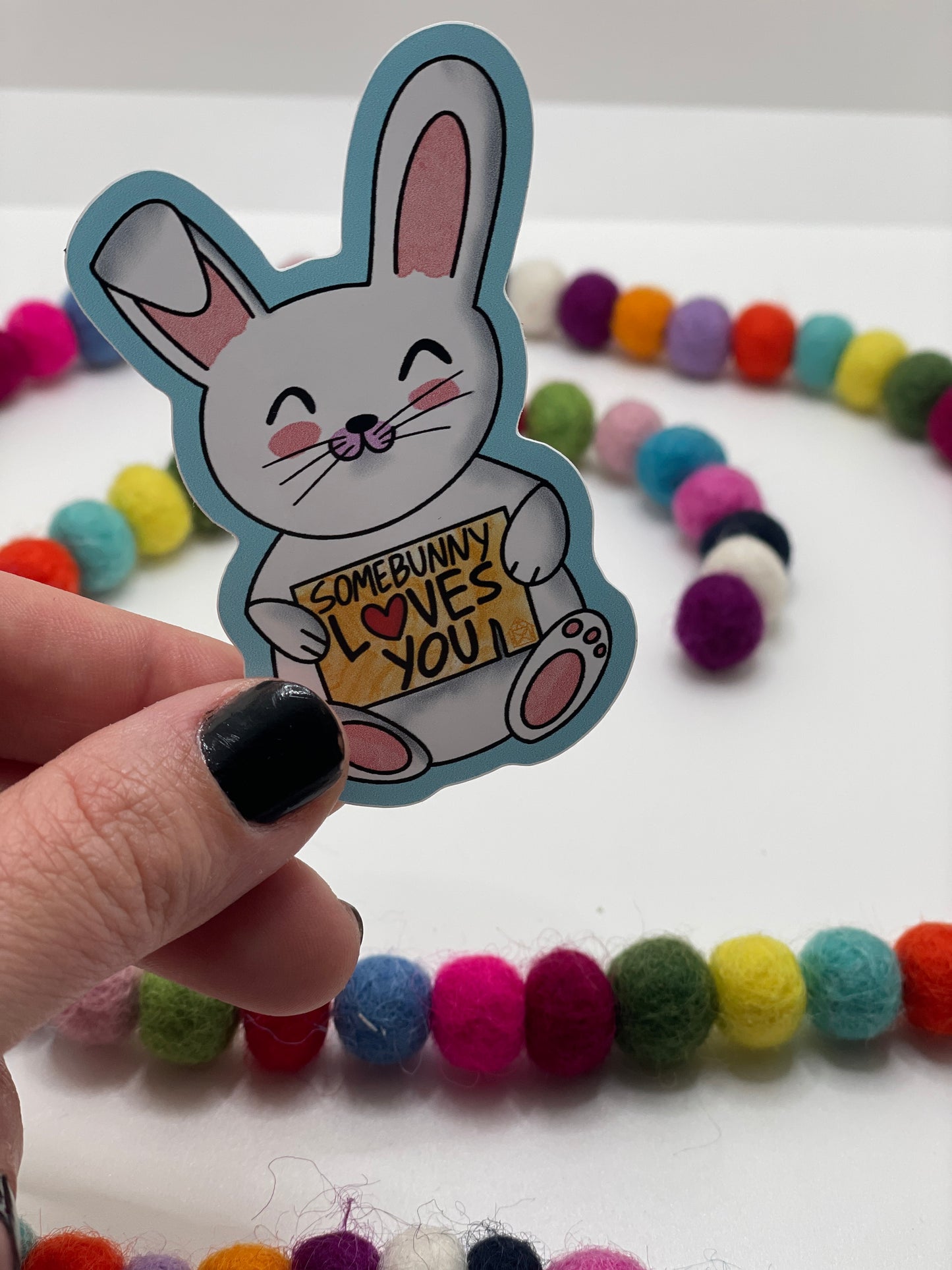 Somebunny Loves You Sticker