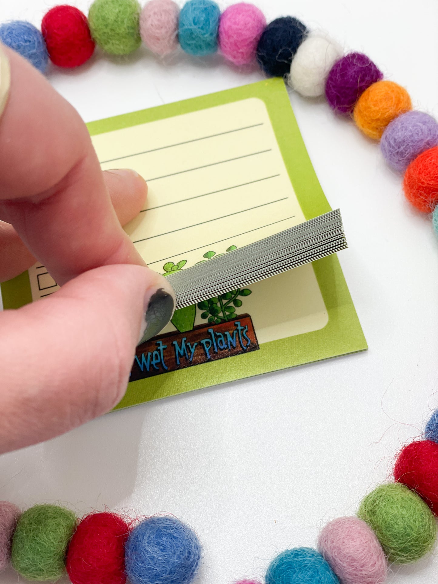 I Wet My Plants Sticky Note Pad