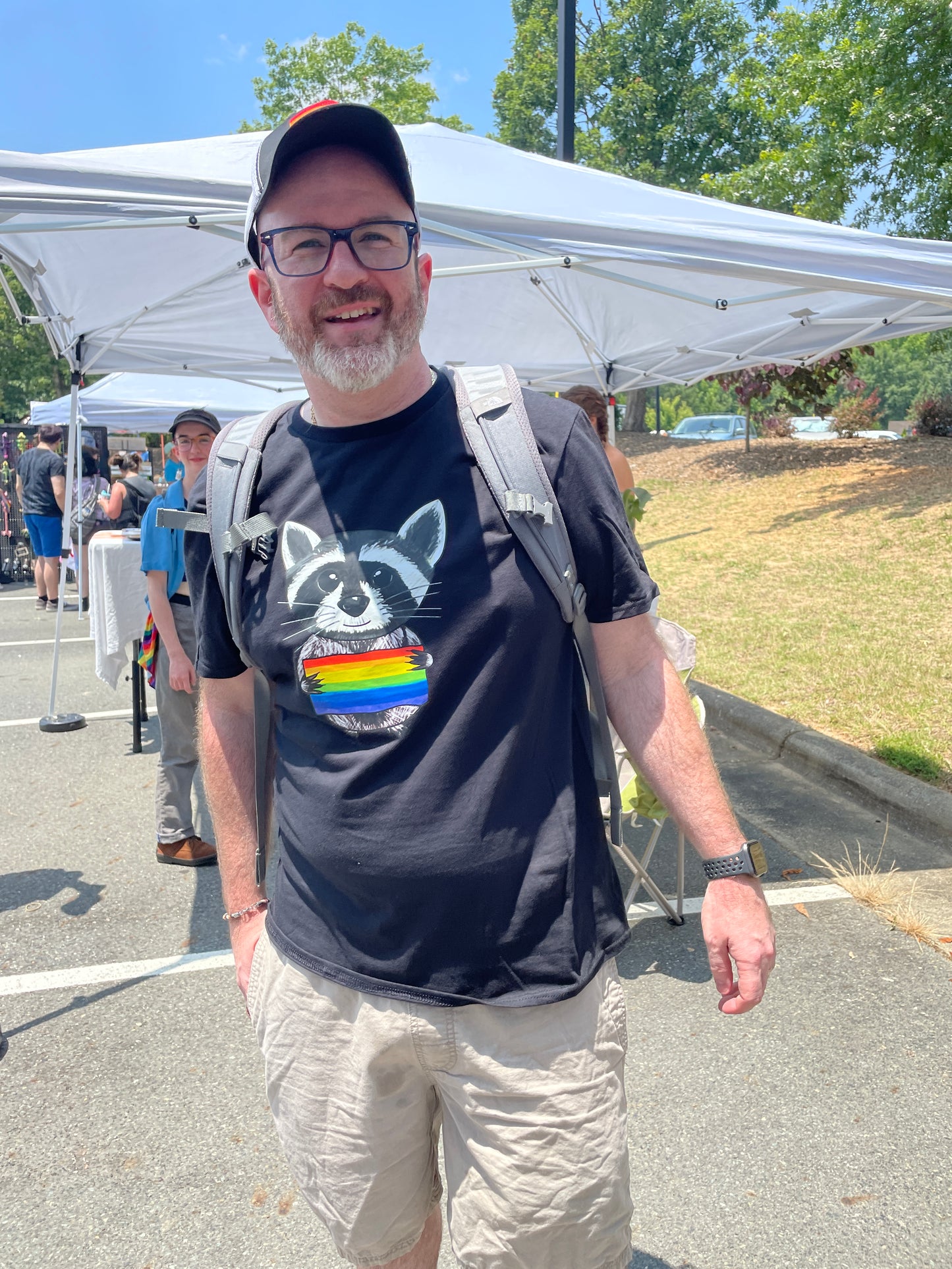 Racoon Pride Flag T-Shirt