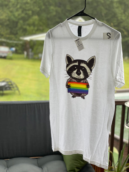 Racoon Pride Flag T-Shirt